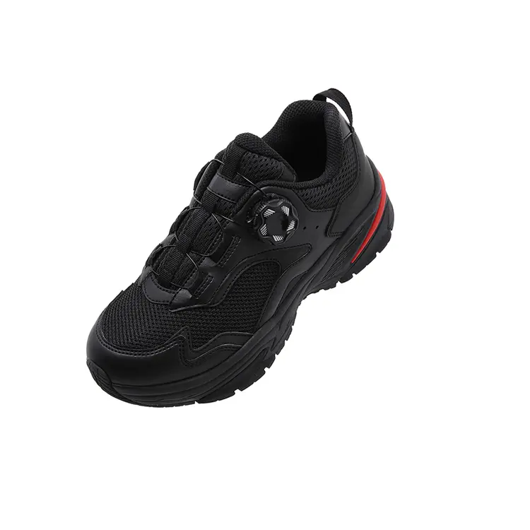 China Supplier Kids Best Quality Cool Styles Black Trendy Stylish Zapatos Boys Running Shoes